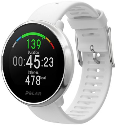 Polar Ignite GPS Watch with Silicone Strap - White Sillicone - M/L, White Sillicone